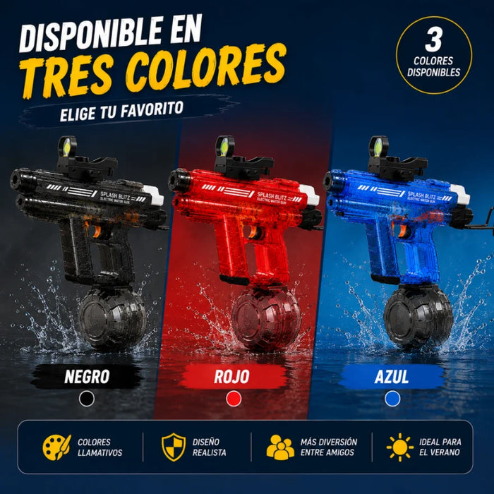 Pistola de Agua Uzi Electrica Automatica Alta Potencia