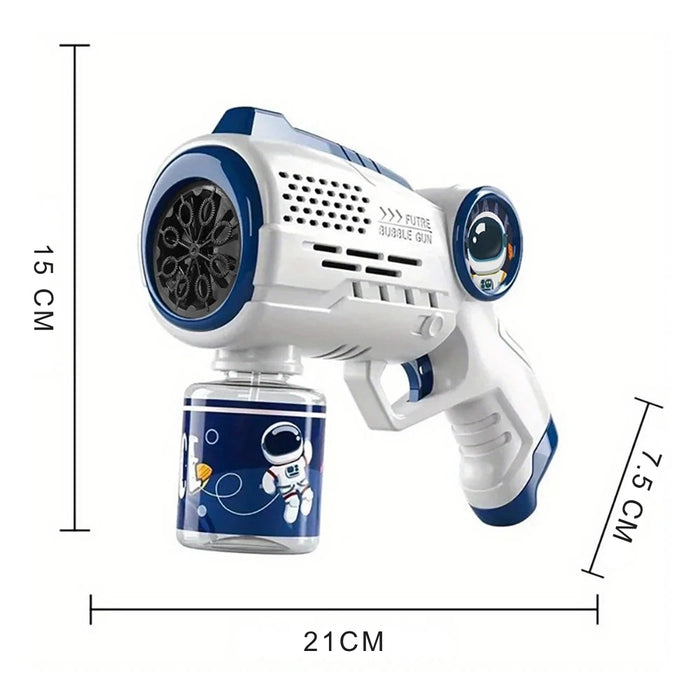 Pistola de Burbujas Automatica Diseño Astronauta Infantil