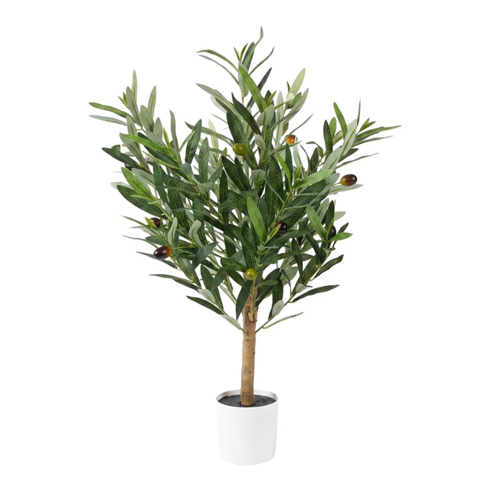 Planta Artificial Arbol Olivo Verde Decoracion Hogar Maceta