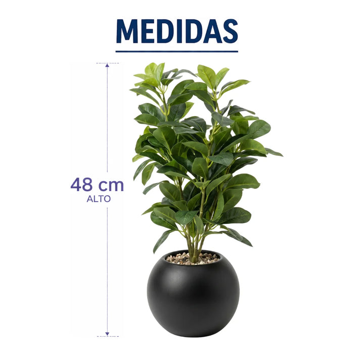Planta Artificial Ficus Decorativa Maceta Decoracion Hogar