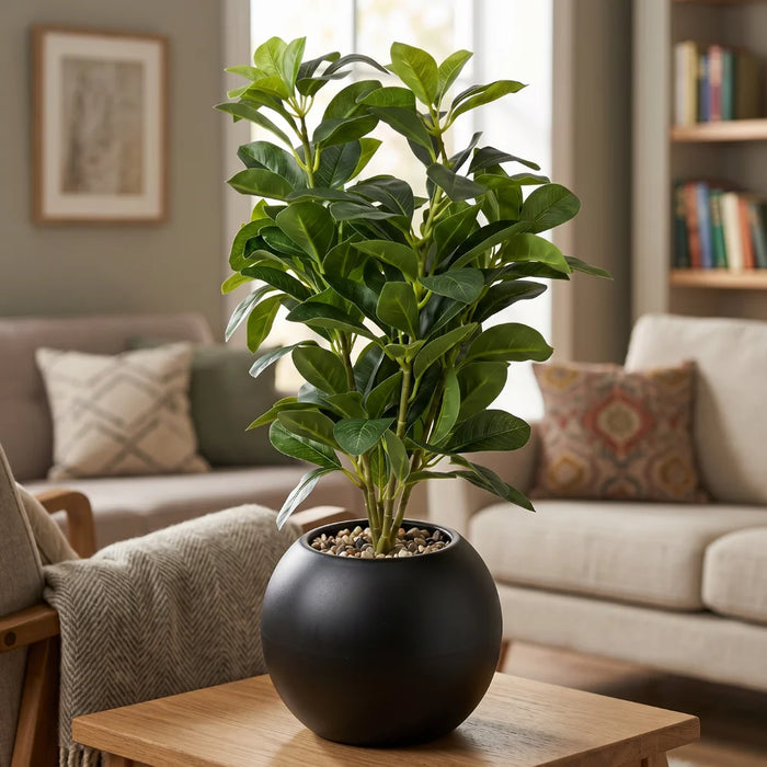 Planta Artificial Ficus Decorativa Maceta Decoracion Hogar