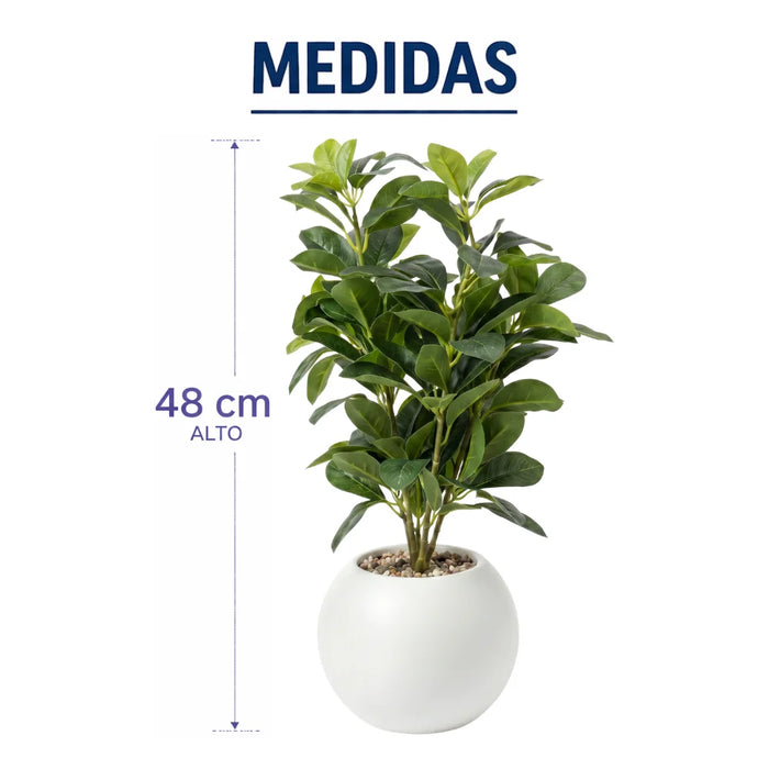 Planta Artificial Ficus Decorativa Maceta Decoracion Hogar