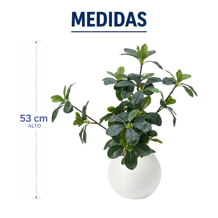 Planta Artificial Ficus Decorativa Maceta Decoracion Hogar