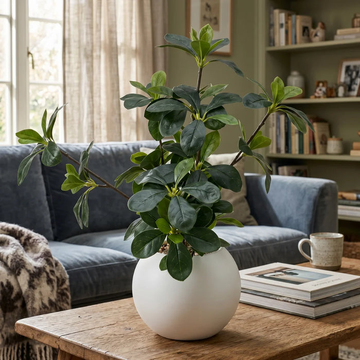 Planta Artificial Ficus Decorativa Maceta Decoracion Hogar