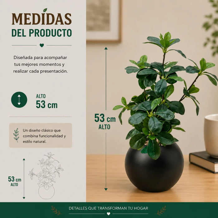 Planta Artificial Ficus Decorativa Maceta Decoracion Hogar