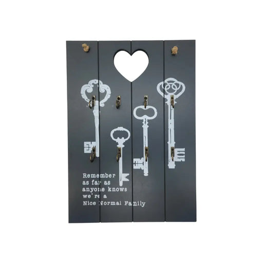 Porta Llave De Madera Colgador Para Llaves Decorativo Cuadro - Fliperex