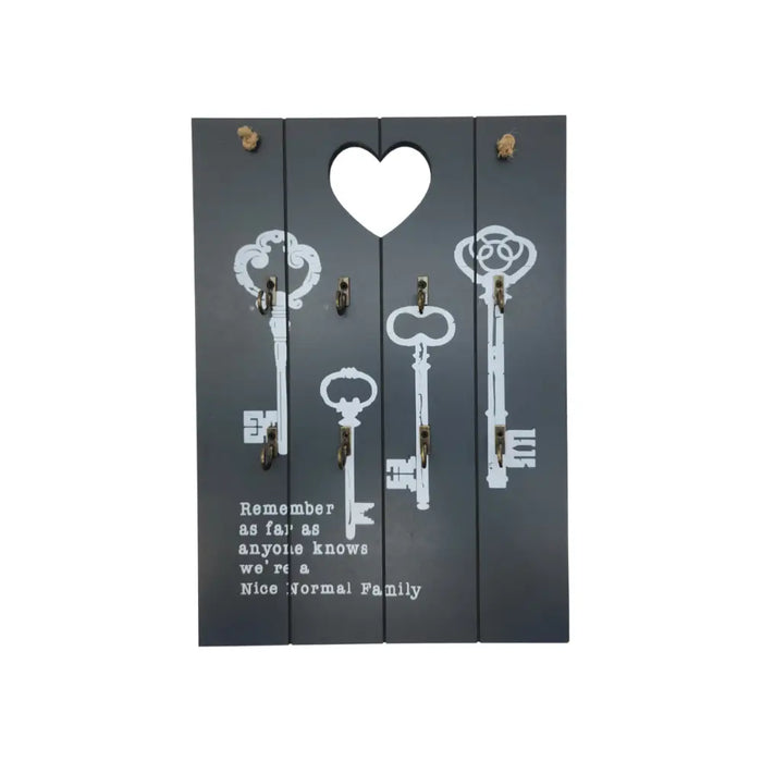Porta Llave De Madera Colgador Para Llaves Decorativo Cuadro - Fliperex