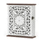 Porta Llave De Madera Diseño Mandala 6 Ganchos Para Llaves