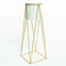 Porta Macetero Pedestal Maceta Plantas Blanco Dorado