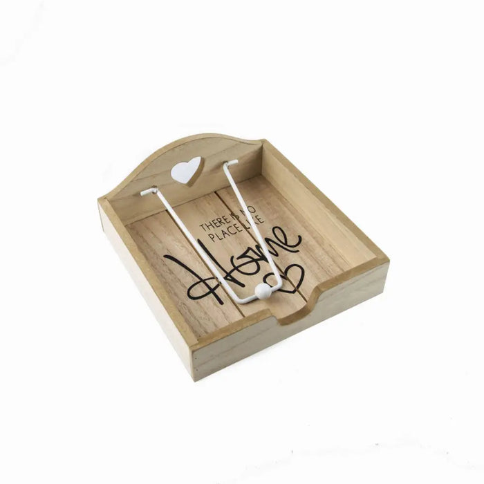 Porta Servilletas De Madera Estilo Vintage Buena Calidad - Fliperex
