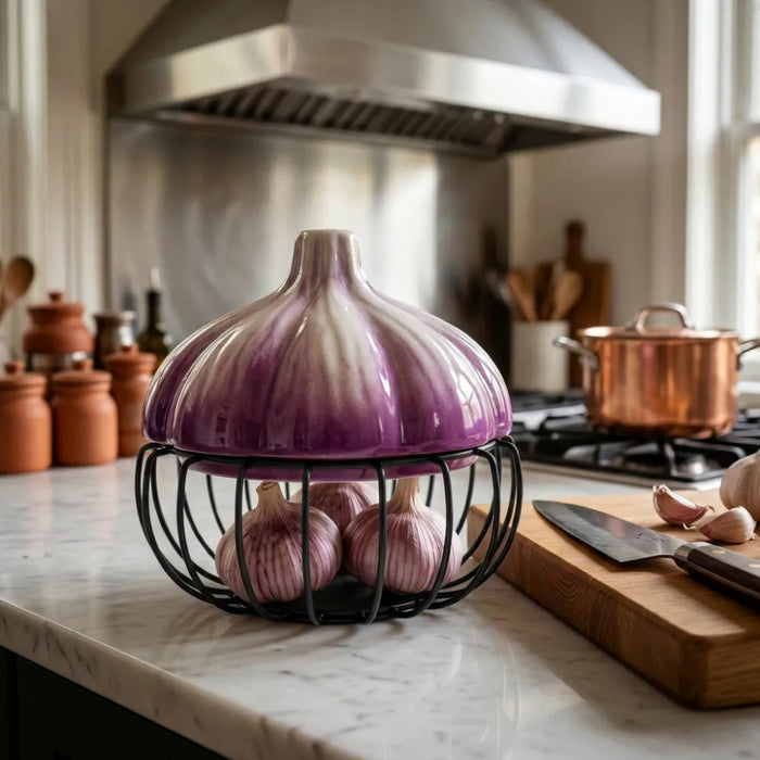 Porta Ajos Decorativo Caja Para Ajos Organizador Cocina