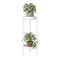 Porta Macetero Pedestal Para Plantas 2 Niveles Estante M