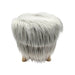 Puff Redondo Con Pelo Sintetico Para Niños Colores - Fliperex