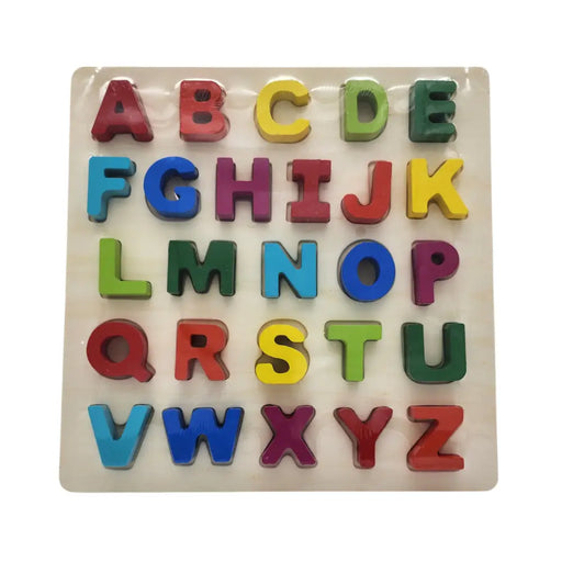 Puzzle Juego De Madera Abecedario Juguete Educativo - Fliperex