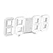 Reloj Despertador Digital Led 3d De Escritorio O Muro - Fliperex