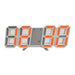 Reloj Despertador Digital Led 3d De Escritorio O Muro - Fliperex