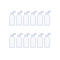 Set 12 Botella De Viaje Dispensadora 50 Ml Transparente