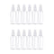 Set 12 Botella De Viaje Pulverizador 100 Ml Transparente