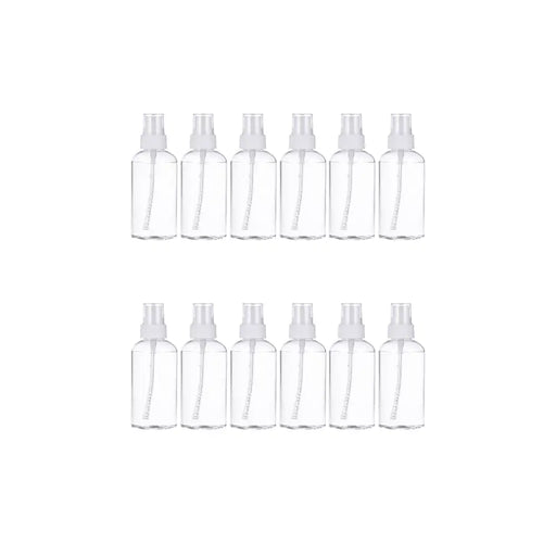 Set 12 Botella De Viaje Pulverizador 35 Ml Transparente - Fliperex