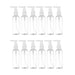 Set 12 Botella Dispensadora 100 Ml Transparente Multiuso - Fliperex