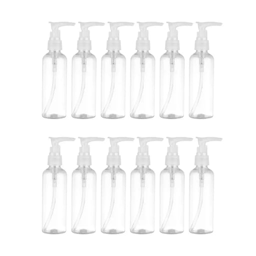 Set 12 Botella Dispensadora 75 Ml Transparente Multiuso - Fliperex