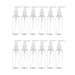 Set 12 Botella Dispensadora 75 Ml Transparente Multiuso - Fliperex