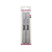 Set 2 Limas De Uñas Profesional 100/180 Forma Recta Delgada - Fliperex