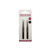 Set 2 Pinzas Depilación Cejas Facial Punta Acero Inoxidable - Fliperex