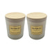 Set 2 Vela Aromatica Elegante Fragancia Duradera Vaso Blanco - Fliperex