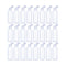 Set 24 Botella De Viaje Dispensadora 100 Ml Transparente