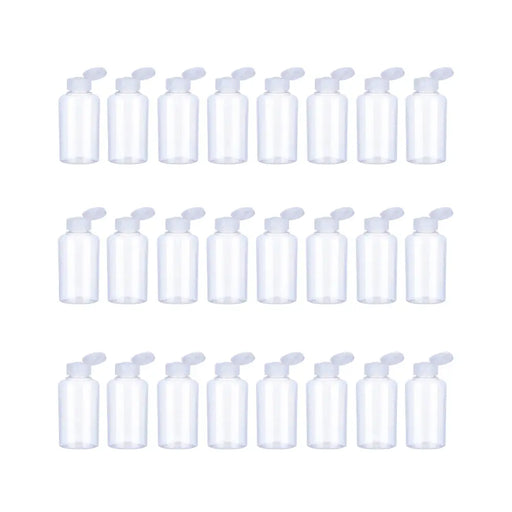 Set 24 Botella De Viaje Dispensadora 50 Ml Transparente - Fliperex