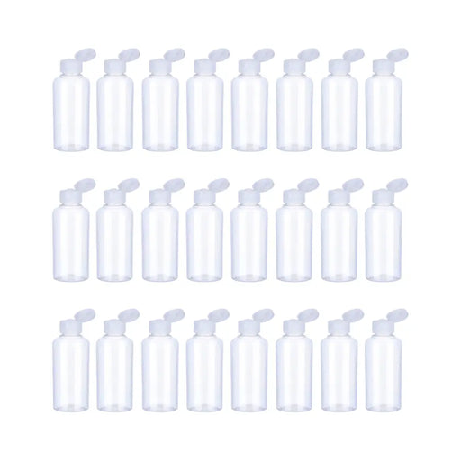 Set 24 Botella De Viaje Dispensadora 75 Ml Transparente - Fliperex