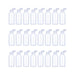 Set 24 Botella De Viaje Dispensadora 75 Ml Transparente - Fliperex