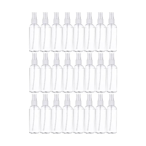 Set 24 Botella De Viaje Pulverizador 100 Ml Transparente - Fliperex