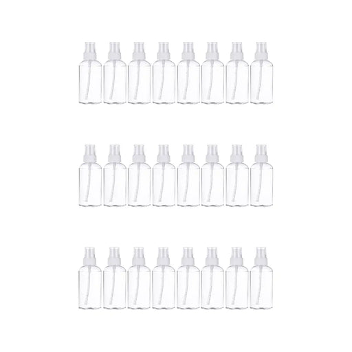Set 24 Botella De Viaje Pulverizador 35 Ml Transparente - Fliperex