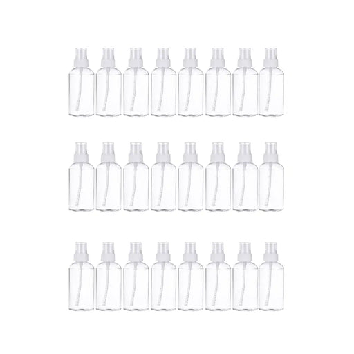 Set 24 Botella De Viaje Pulverizador 50 Ml Transparente - Fliperex