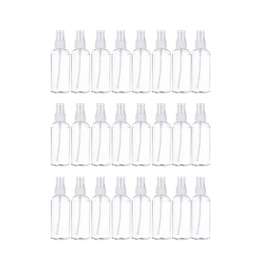 Set 24 Botella De Viaje Pulverizador 75 Ml Transparente - Fliperex