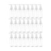 Set 24 Botella Dispensadora 100 Ml Transparente Multiuso - Fliperex