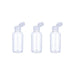 Set 3 Botella De Viaje Dispensadora 100 Ml Transparente - Fliperex