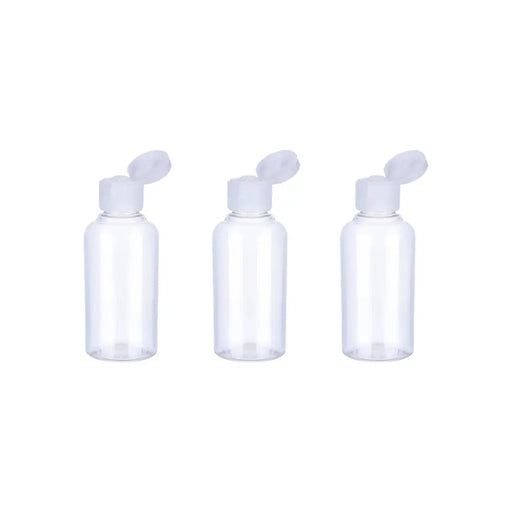 Set 3 Botella De Viaje Dispensadora 50 Ml Transparente - Fliperex