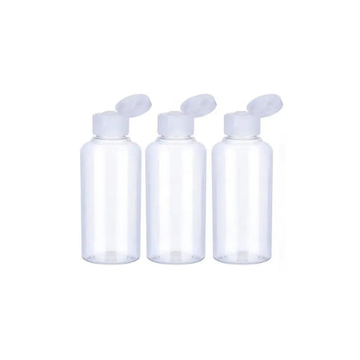 Set 3 Botella De Viaje Dispensadora 75 Ml Transparente - Fliperex