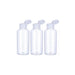Set 3 Botella De Viaje Dispensadora 75 Ml Transparente - Fliperex