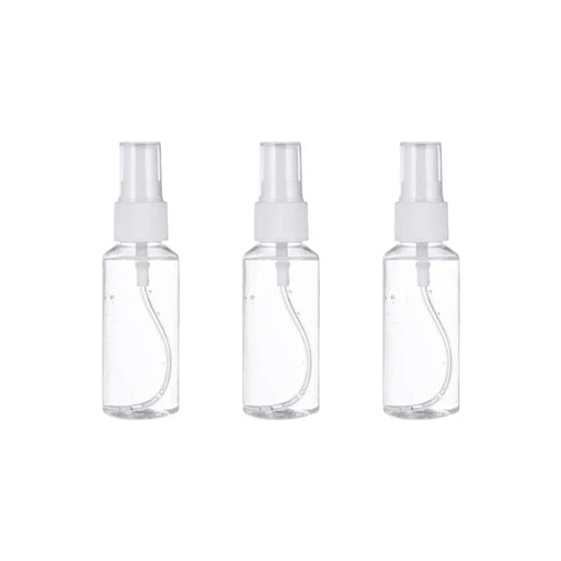 Set 3 Botella De Viaje Pulverizador 50 Ml Transparente - Fliperex