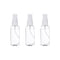 Set 3 Botella De Viaje Pulverizador 75 Ml Transparente