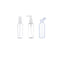Set 3 Botella De Viaje Variedad 100 Ml Transparente