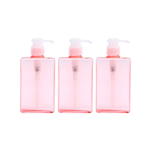 Set 3 Botellas Cuadrada Dispensadora Con Seguro 150 Ml - Fliperex