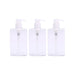 Set 3 Botellas Cuadrada Dispensadora Con Seguro 150 Ml - Fliperex