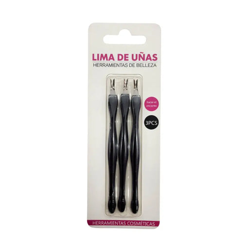 Set 3 Corta Cutículas Para Manicura Mango De Color - Fliperex