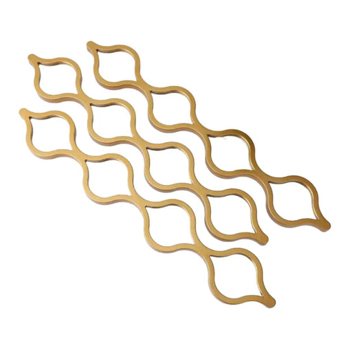 Set 3 Espejos De Pared De Ondas Alargadas Marcos De Espejos - Fliperex