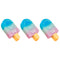 Set 3 Gomas De Borrar Paleta De Helado Kawaii Cute